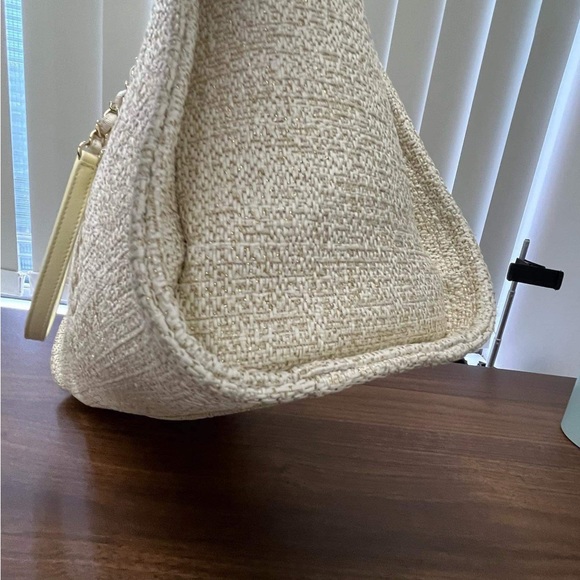 CHANEL DEAUVILLE TOTE RAFFIA WITH GLITTER AUTHENTIC ❗️ - Picture 15 of 16